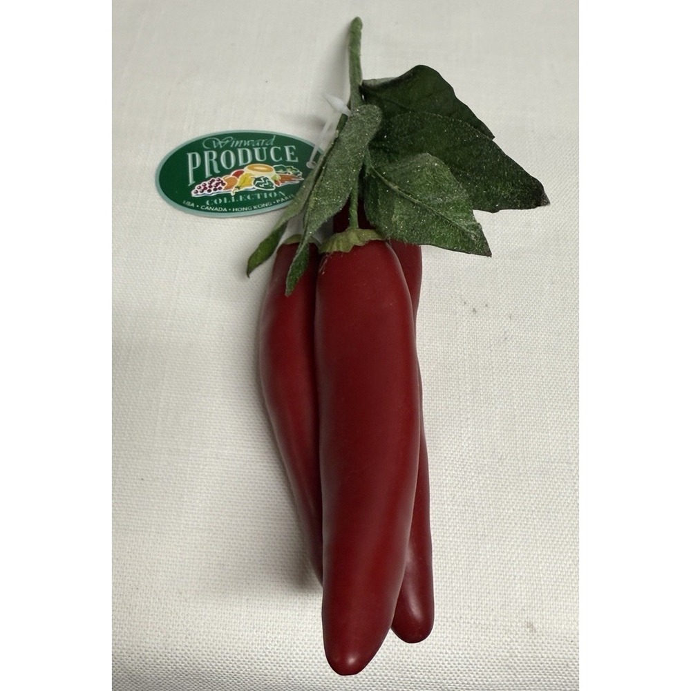 Winward Produce Chili Peppers Faux Fruit Realistic Simulation Prop‎ Decor New